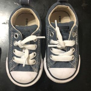Converse jean material shoes